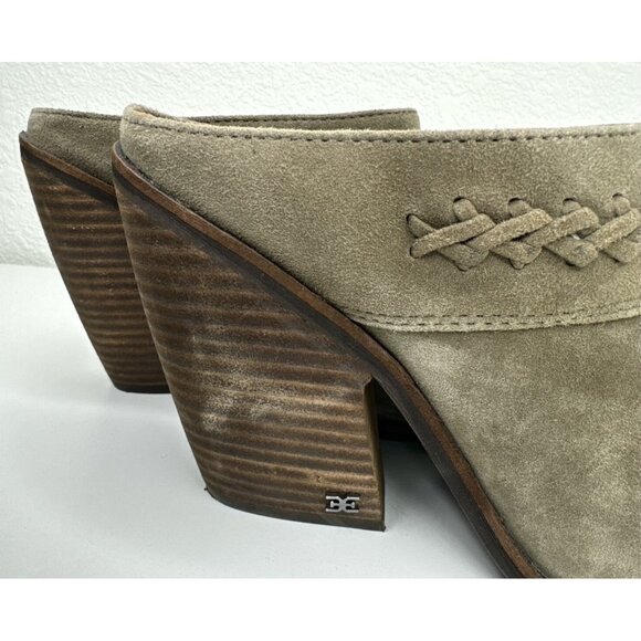 Sam Edelman Women's Alison Western Mule in Desert Olive Size 9 - Picture 7 of 14